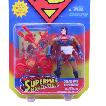 Solar Suit Superman Kenner 1996 OVP | Man of Steel Actionfigur | hoppla-stuff.de